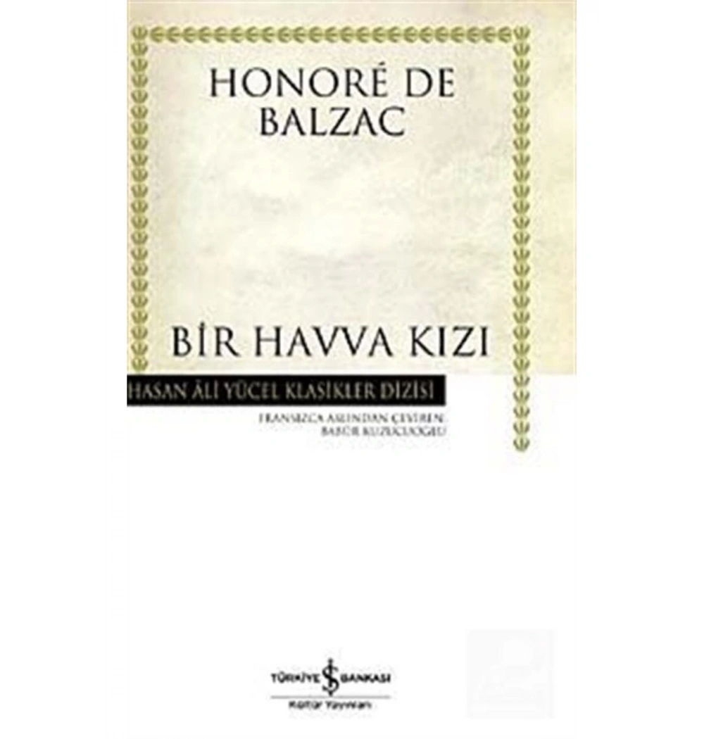 Bir Havva Kızı -K.Kapak T.İş Bankası Kültür Yay.