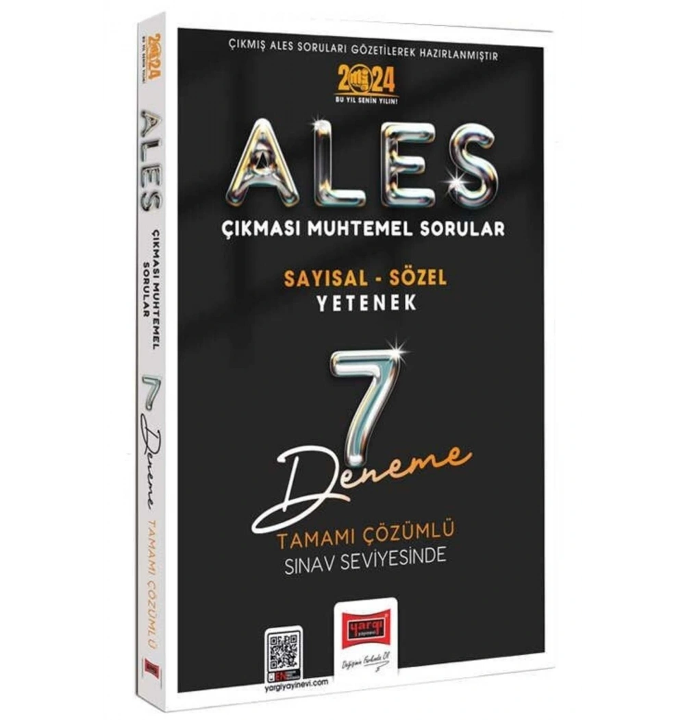 Yargı 2025 Ales Sayısal Sözel 7 Çözümlü Deneme