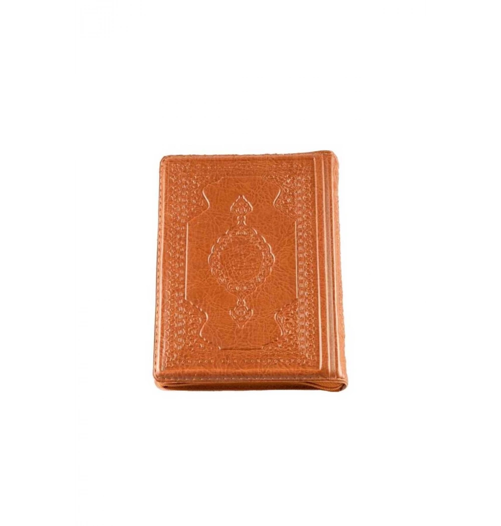 Hayrat Çanta Boy Kılıflı Muhtasar Meal 2 Renk Taba Renk