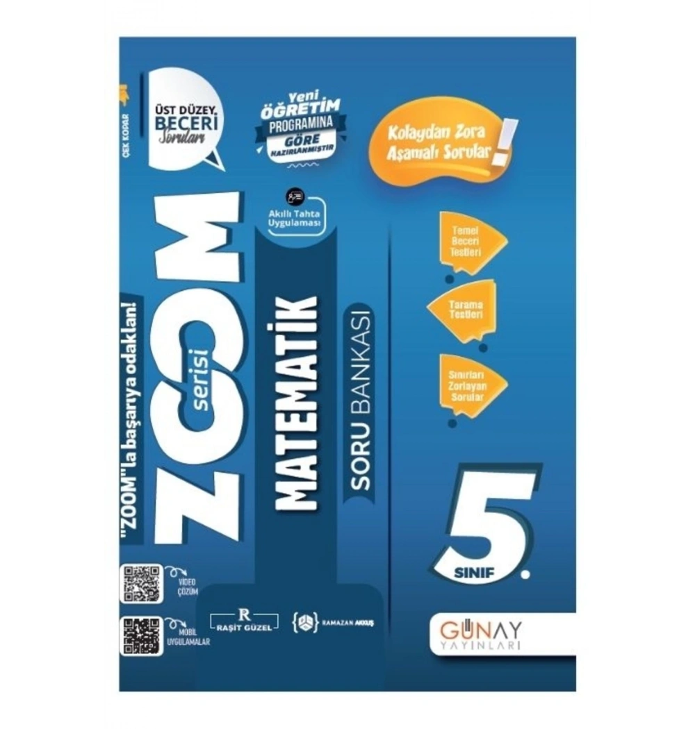 Günay 5.Sınıf Matematik Soru Bankası Zoom Serisi