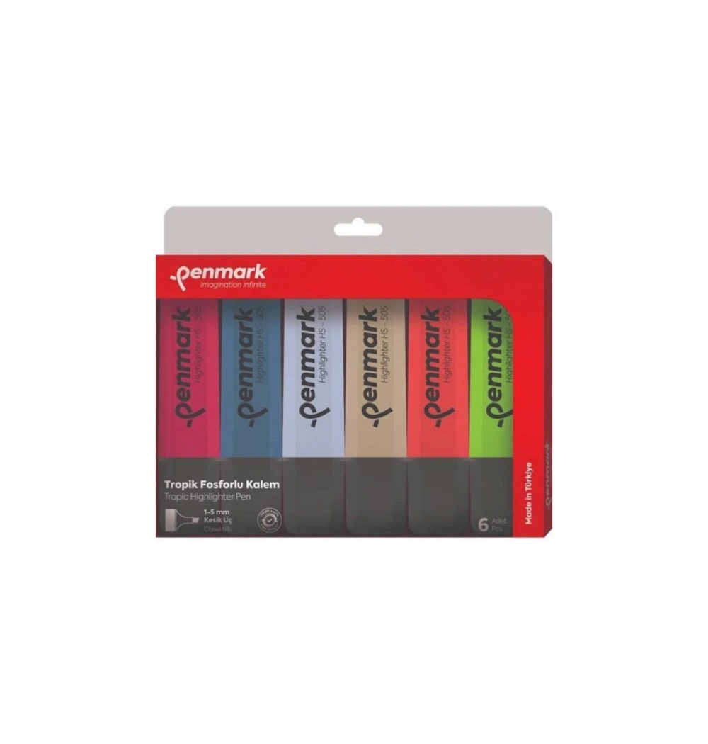 Penmark 6 Li Tropik Fosforlu Kalem Hs-505 6t