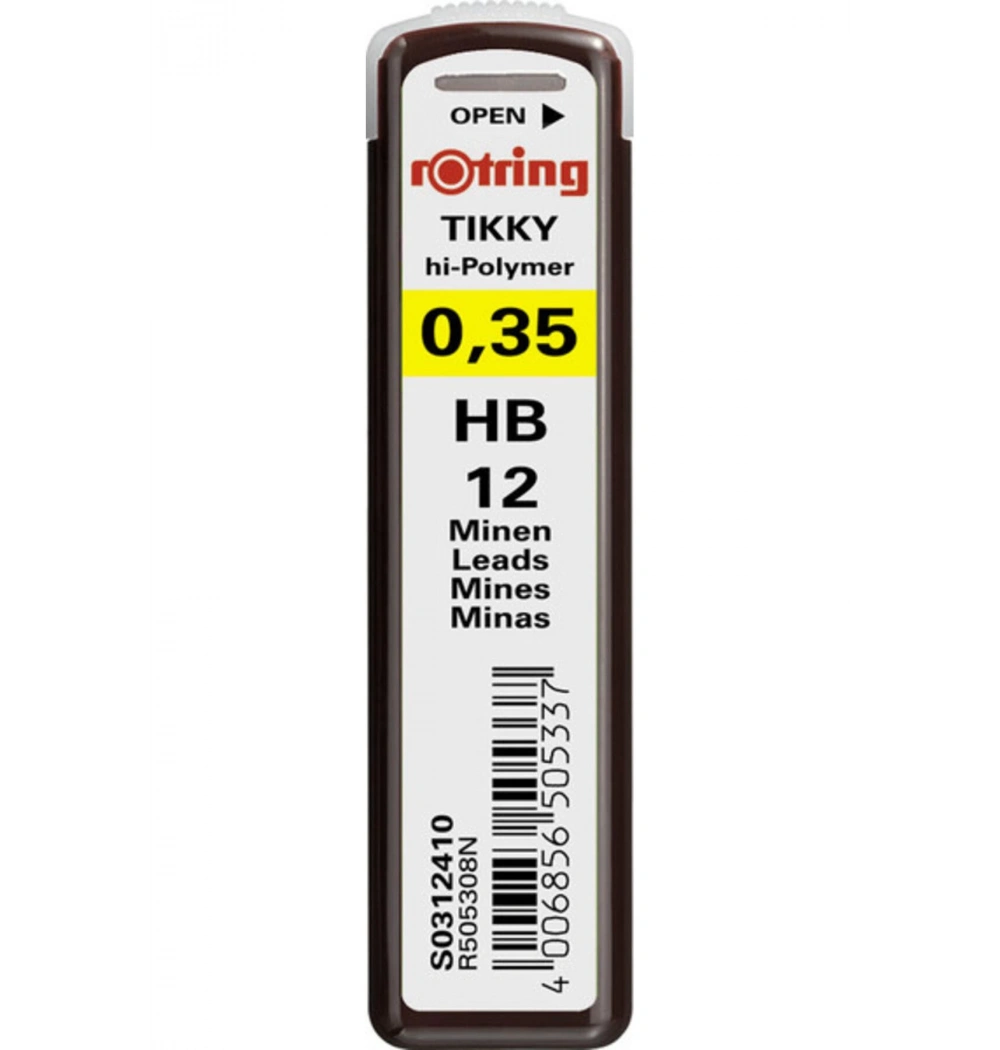 Rotring Hi-Polymer Kurşun Kalem Ucu 0.3 Mm (Hb)  S0312410