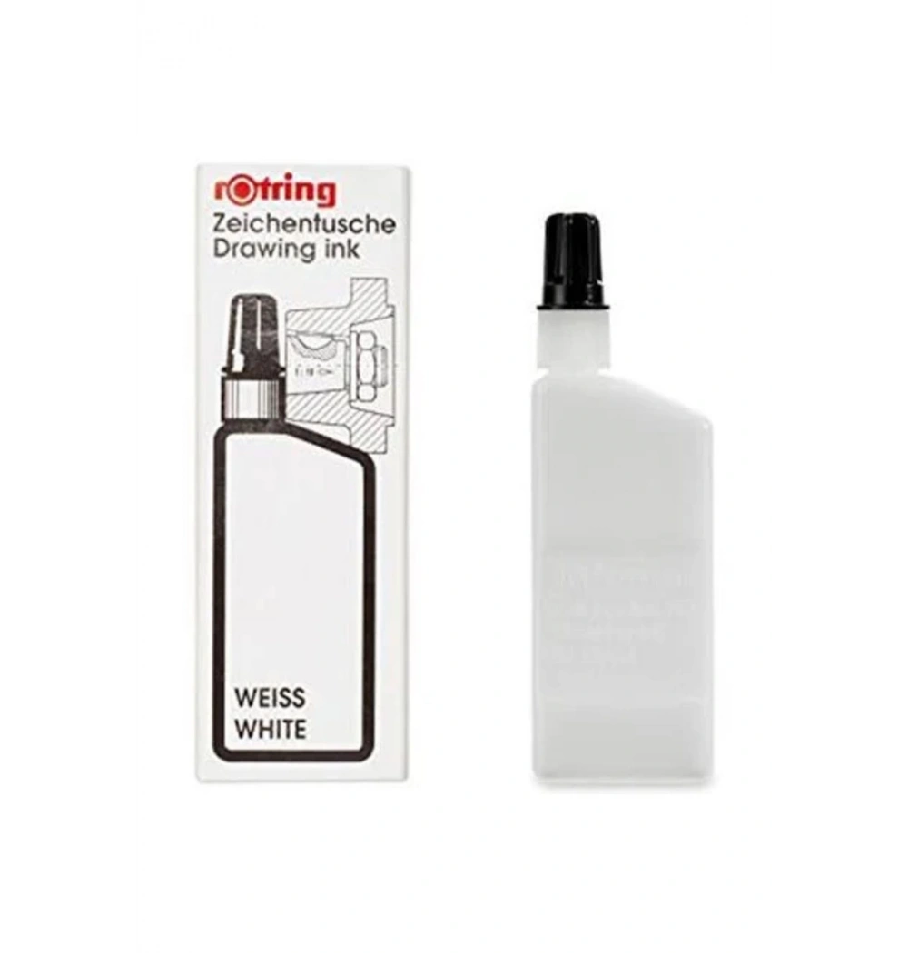Rotring 23Ml. Rapido Mürekkebi Beyaz S0216550