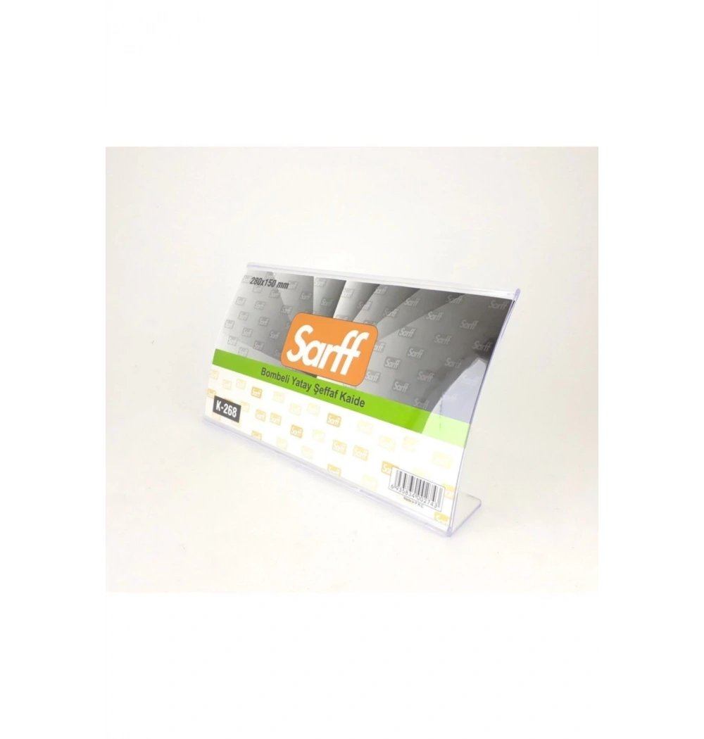Sarff K-268 Yatay Şeffaf Kaide Bombeli 150X280Mm Kod:15307143