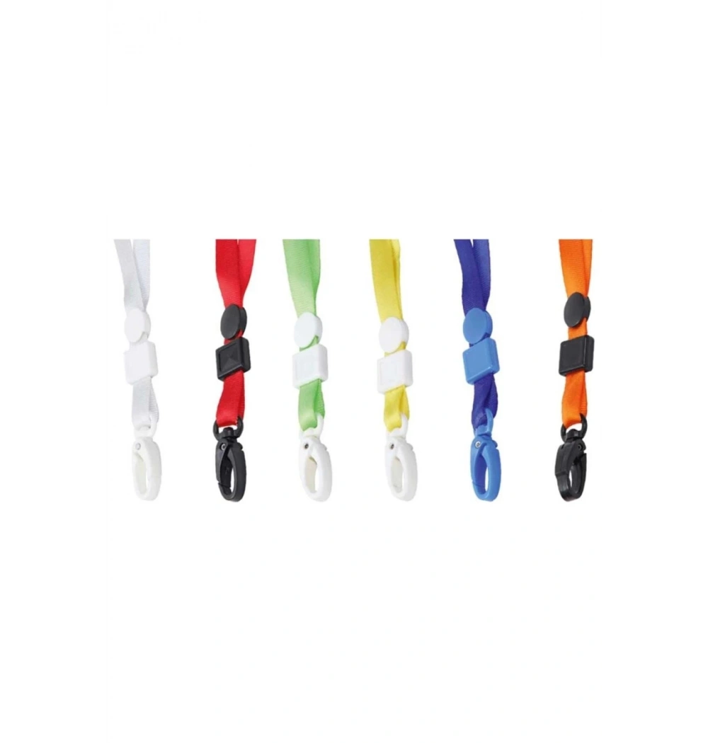 Sarff Plastik Akrep Kancalı  Kart Askı İpi Fıstık Yeşili 1Cm Kod:15307632