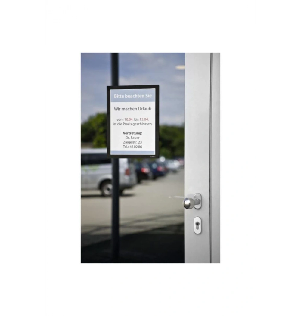 Durable Magaframe Mıknatıslı Çerçeve A4 2Li - Siyah