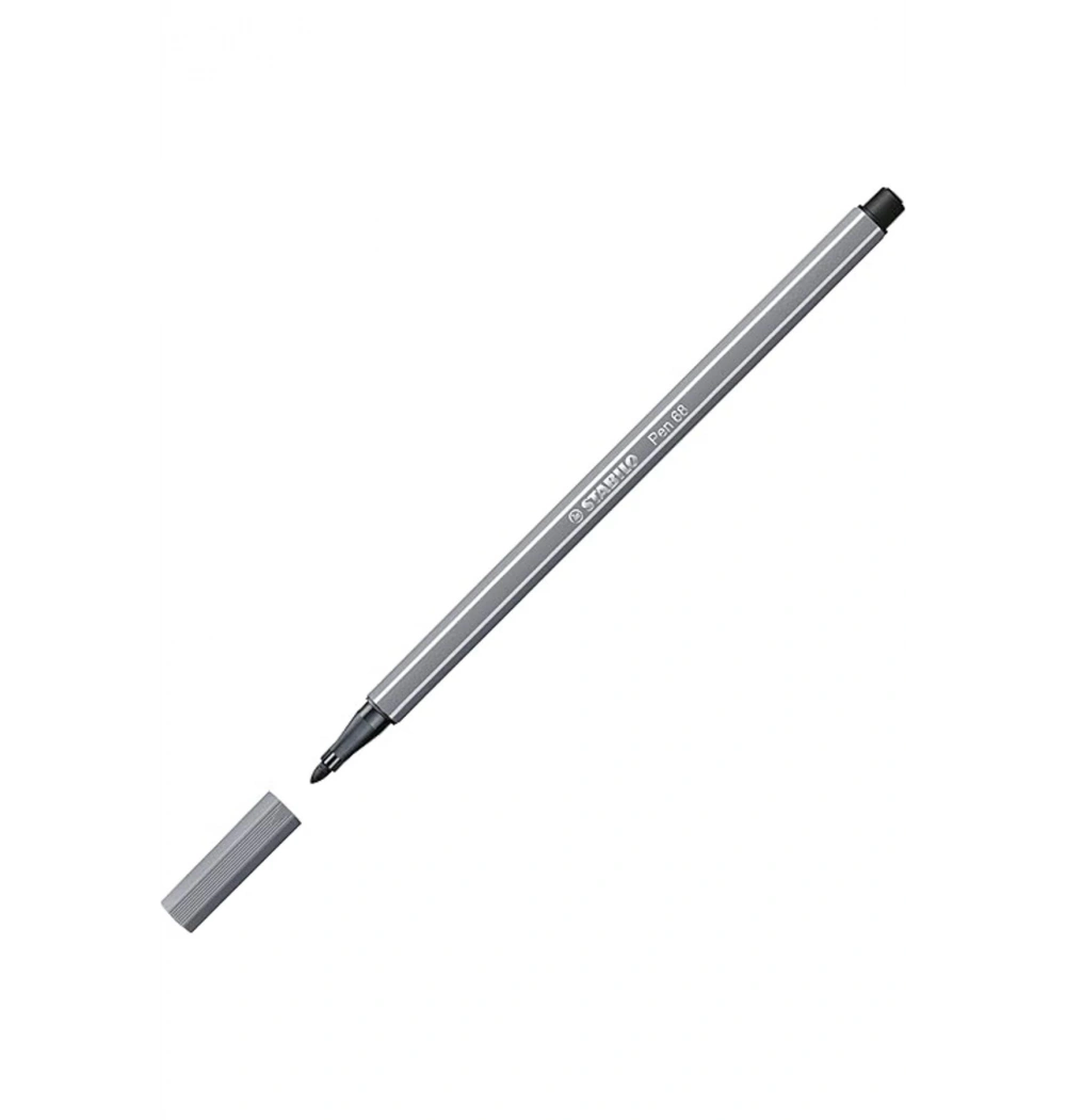 Stabılo Pen 68 Koyu Gri