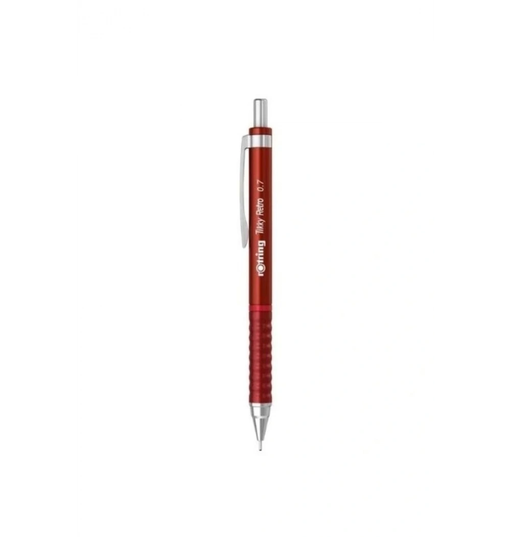 Rotring Tikky Retro Versatil Kalem Metalik Kirmizi 0.7 Mm .2202631