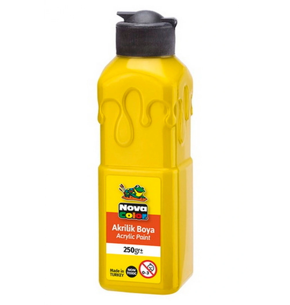 Nova Color Akrilik Boya 250 Gr Sarı Nc-3010