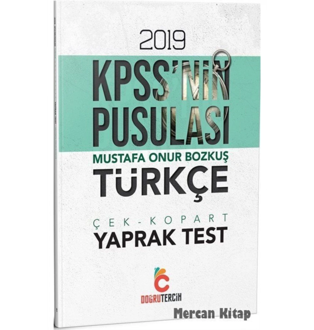 Kpss Nin Pusulası Türkçe Yaprak Test   D Tercih
