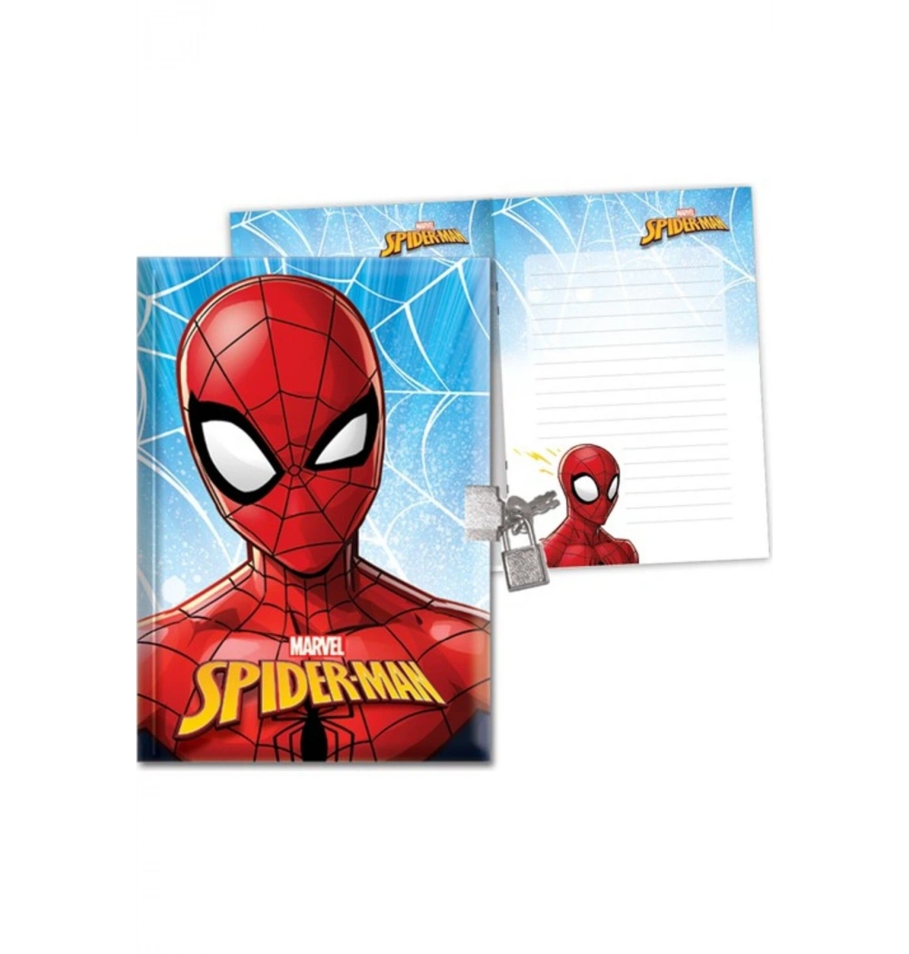 Keskin Color Spider Amz.14*20 80 Yp Kilitli Hatıra Defteri Kod:310210-06