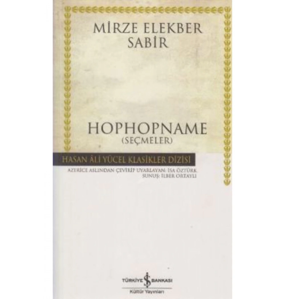 Hophopname Seçmeler M.E.Sabir İş Bankası