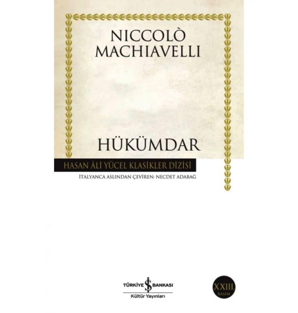 Hükümdar Nıccolo Machıavellı İş Bankası