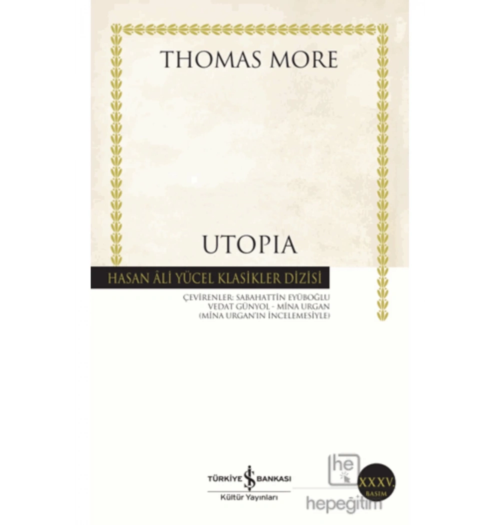 Utopia Thomas More İş Bankası