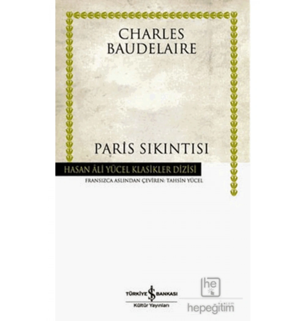 Paris Sıkıntısı  C. Baudelaıre  İş Bankası