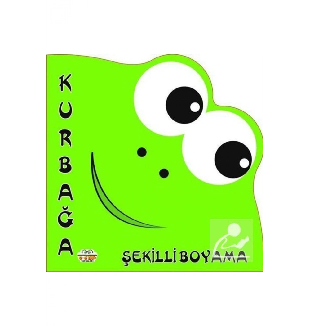 Kurbağa Şekilli Boyama 0-6 Yaş