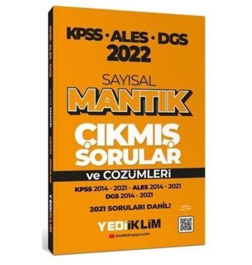 Kpss Ales Dgs 2022 Sayısal Mantık 2014-2021 Çıkmış Sorular  Yediiklim