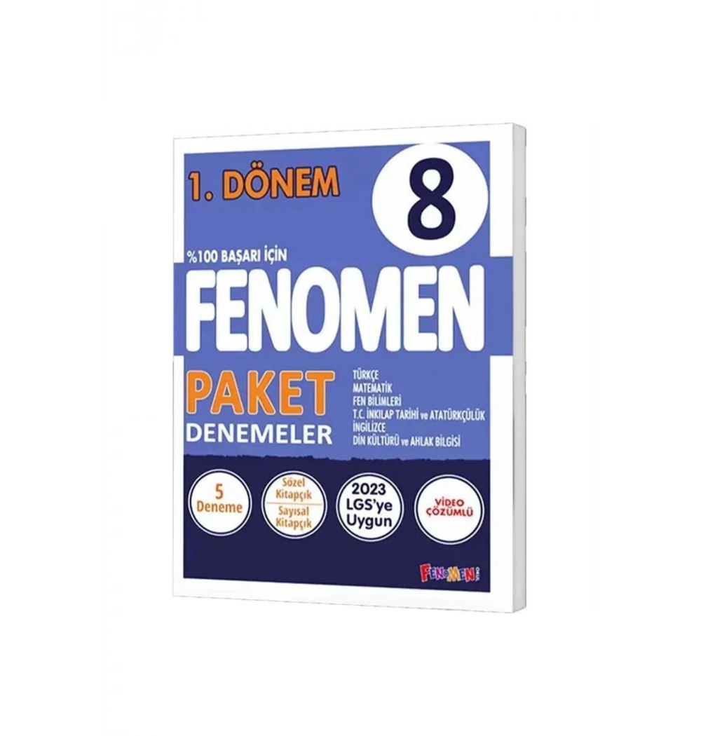 Fenomen 8.Sınıf 1.Dönem Fenomen Paket Denemeler