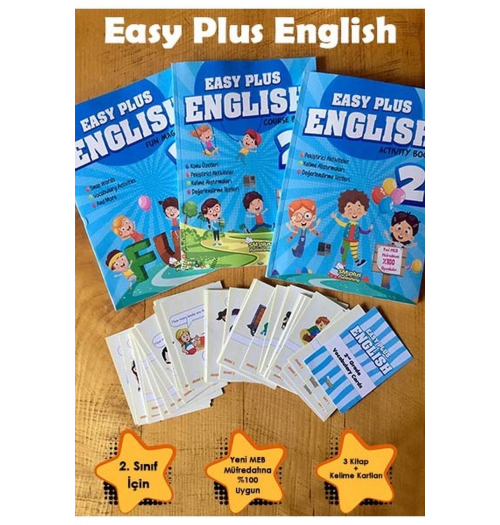 2.Sınıf Easy Plus Englısh Set 3 Kitap  Sm Publıshıng