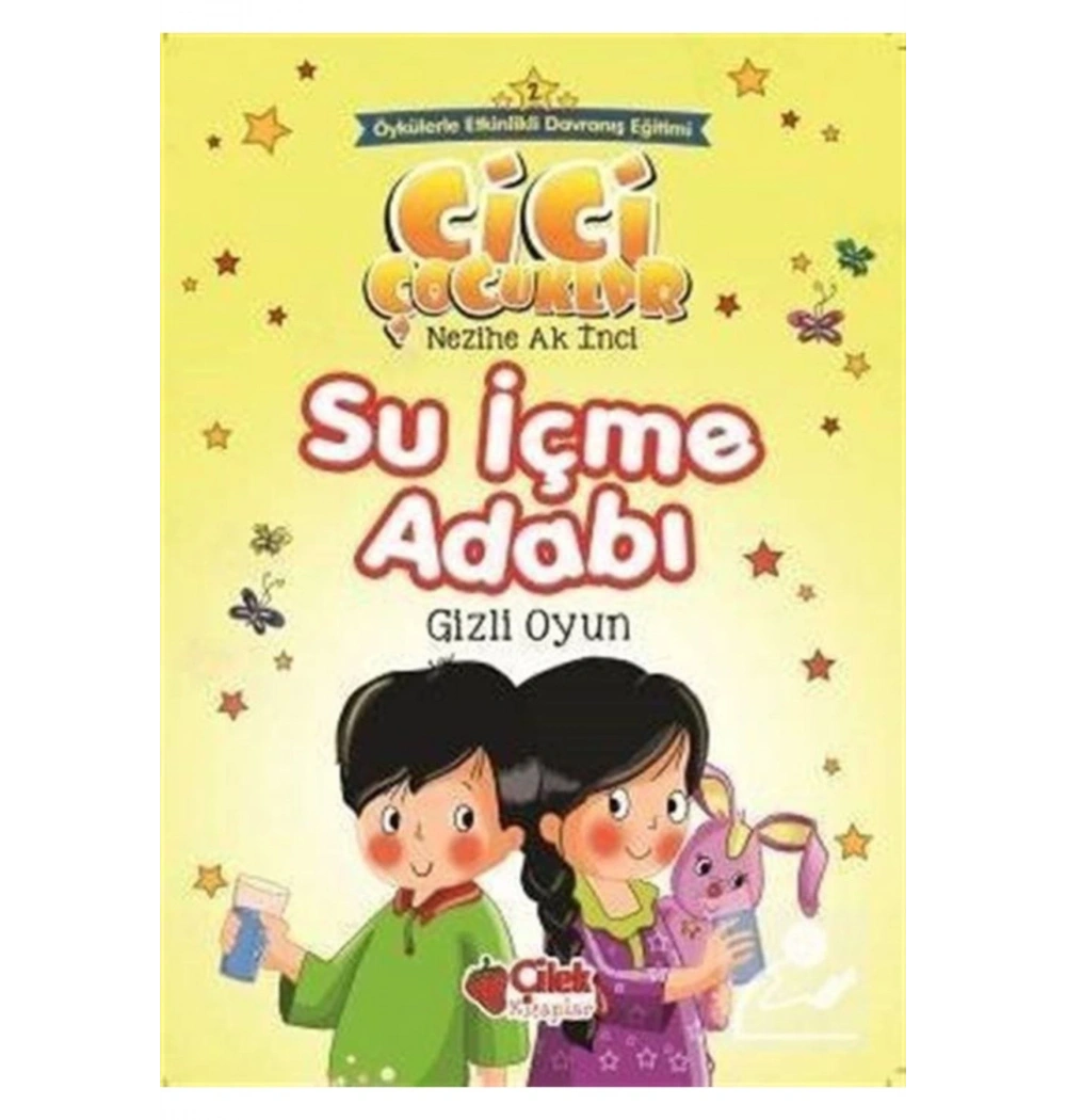 Cici Çocuklar Su İçme Adabı Çilek