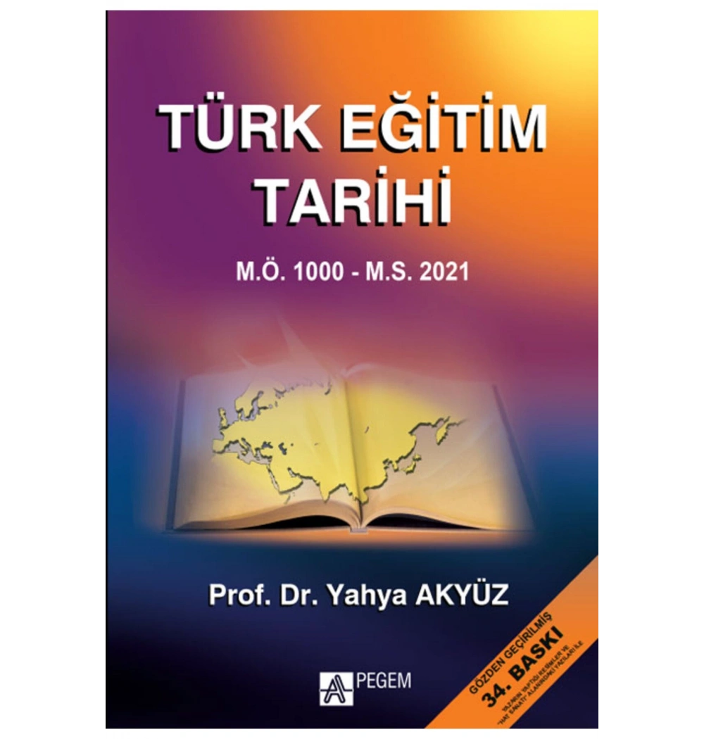 Pegem Türk Eğitim Tarihi Yahya Akyüz