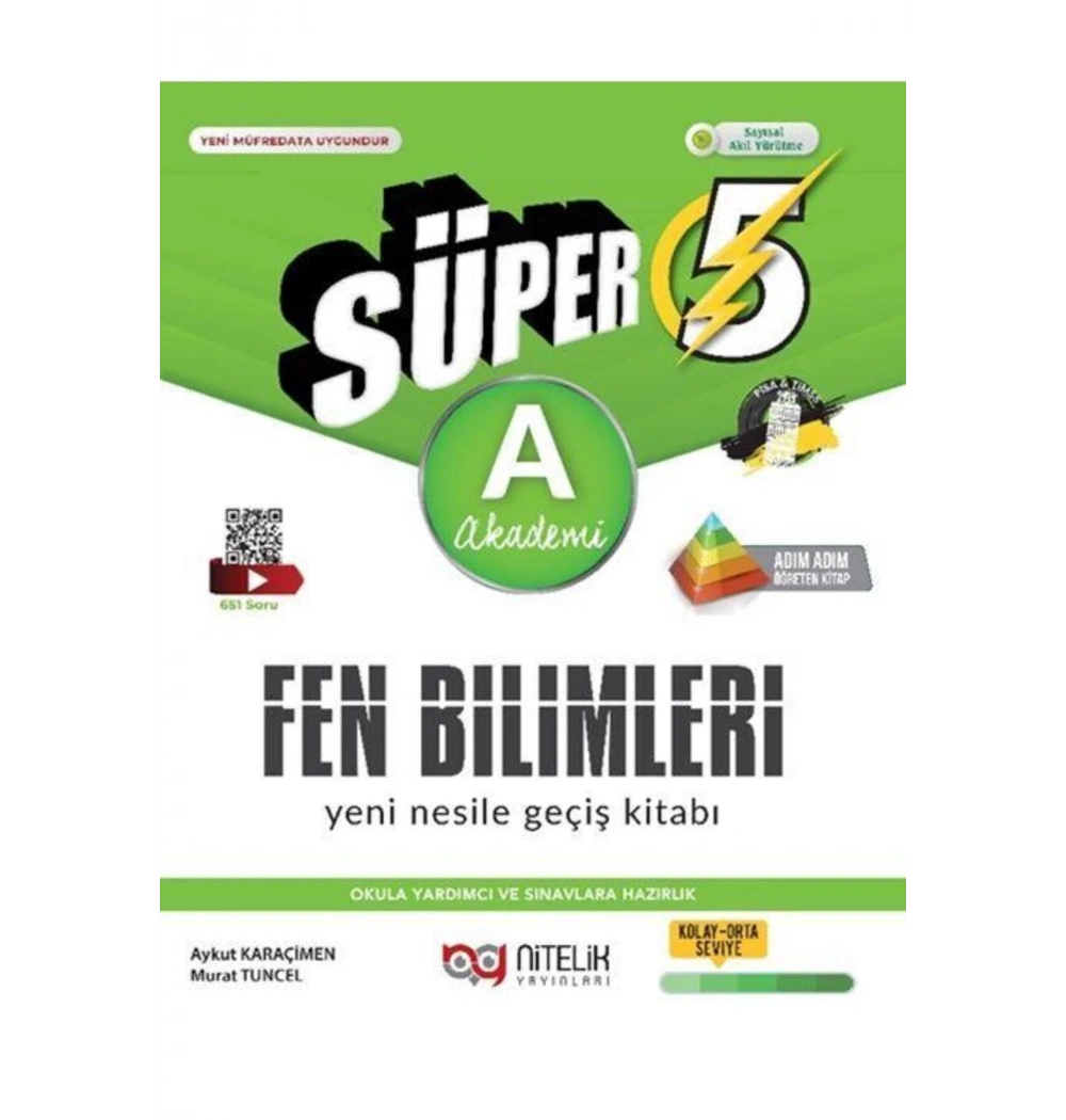 Nitelik 5.Sınıf Fen Bilimleri Yeni Nesile Geçiş Kitabı