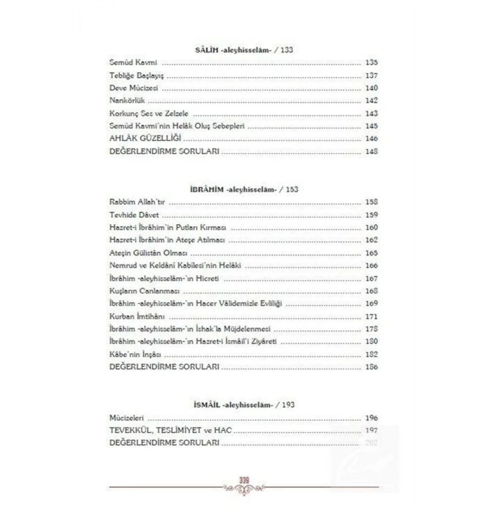 Nebiler Silsilesi 1 Ders Kitabı  Osman Nuri Topbaş  Erkam Yayın