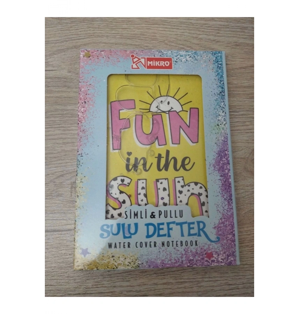 Mikro Nt-260 Renkli Kapak Simli Pullu Sulu Defter