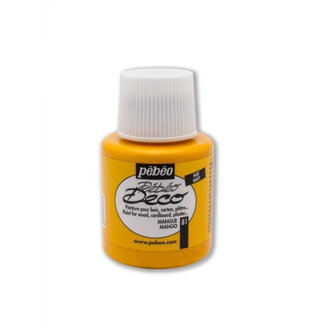Pebeo 205- 81 110Ml Deco Mat Ahşap Boyası Mango