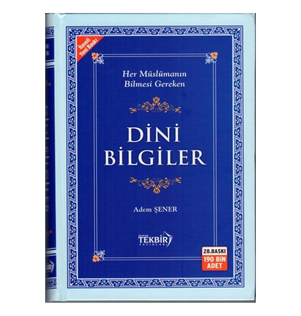 Dini Bilgiler  2.Hm - Ciltli   Adem Şener  Tekbir Yayın