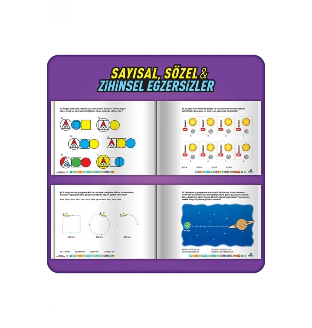 Dikkati Güçlendirme Seti 7. Sınıf 3 Kitap Adeda