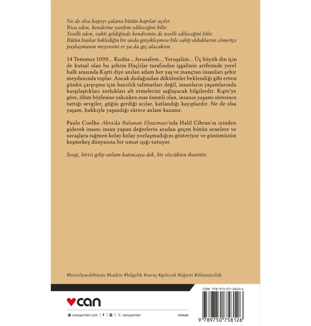 Akrada Bulunan El Yazması Can Yayın