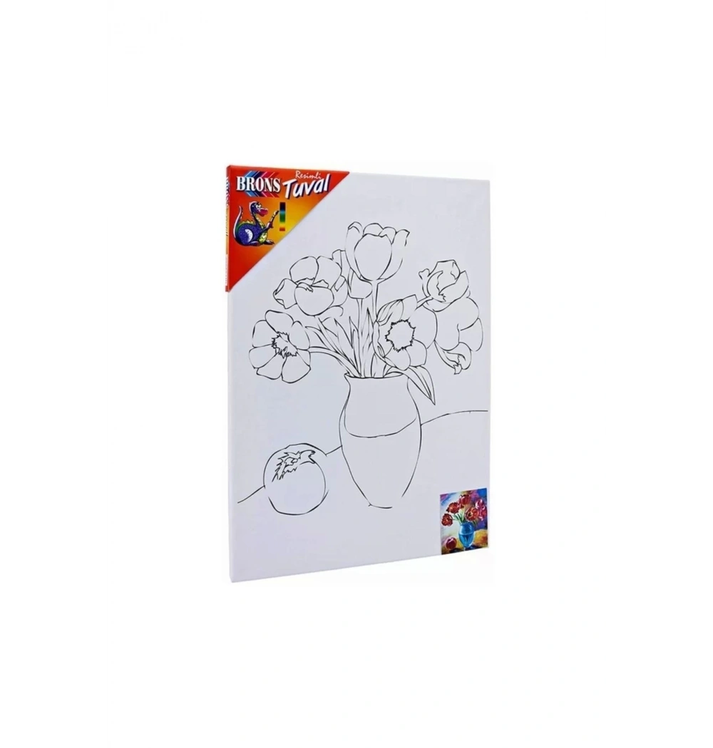 Brons Tuval35X50 Resimli Br-361