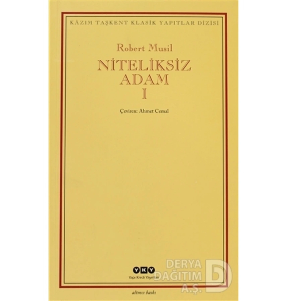 Niteliksiz Adam 1   R.Musil     Yapı Kredi