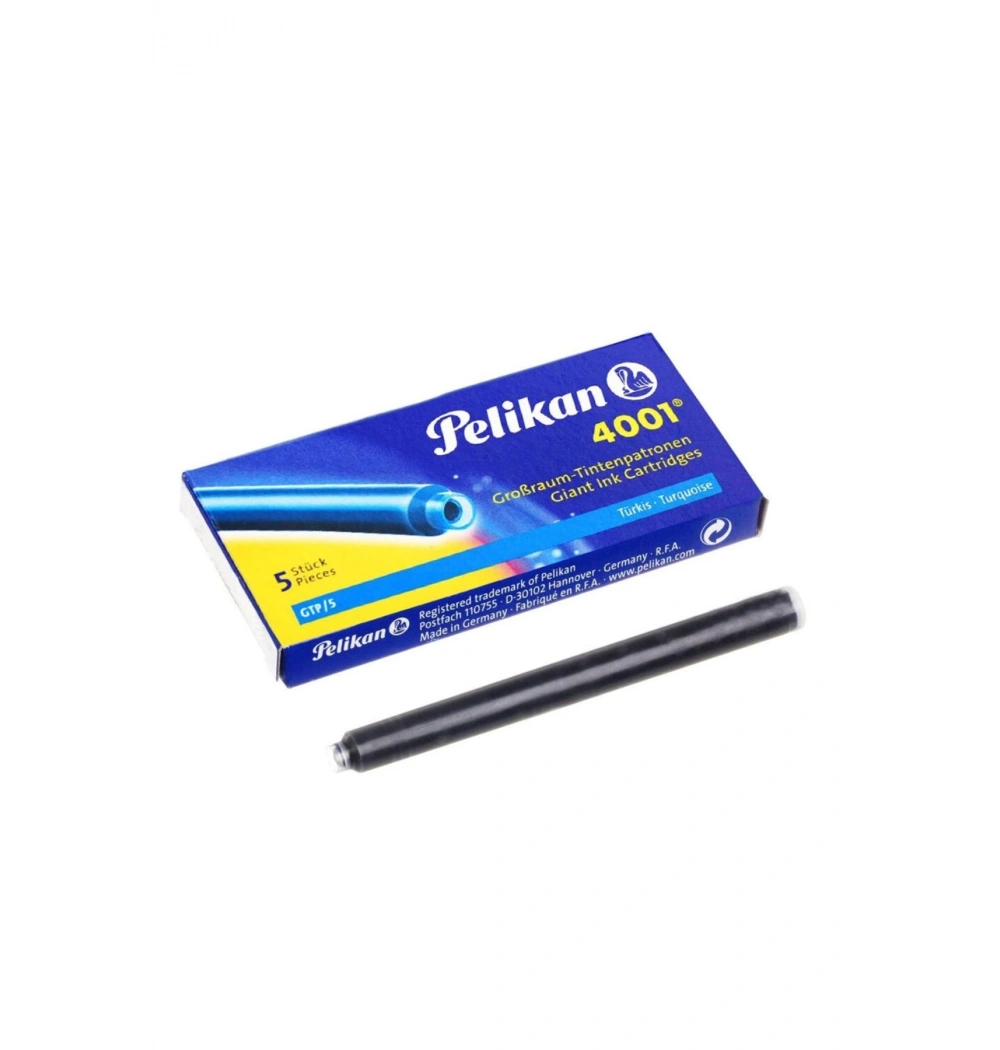 Pelikan Kartuş Turkuaz Özel Seri Uzun Dolmakalem Kartuşu