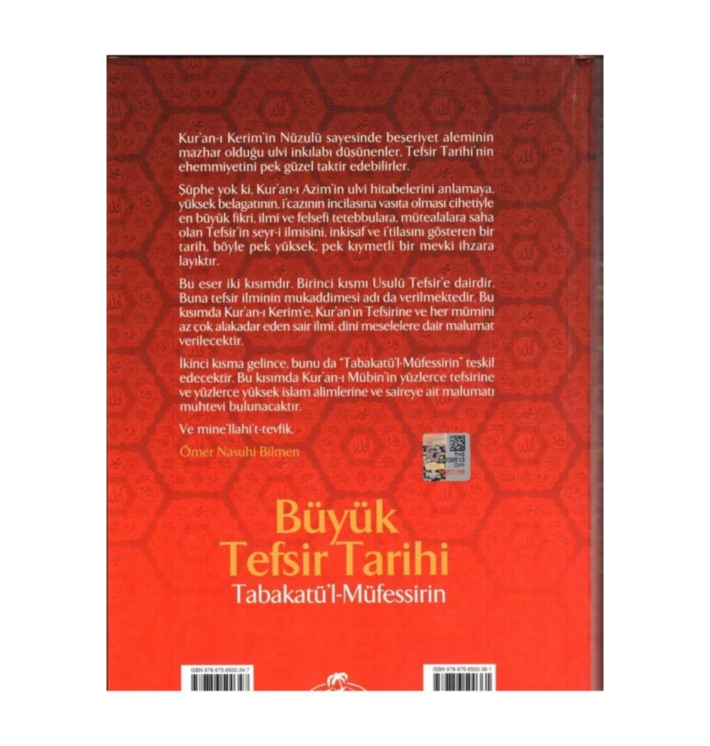 Büyük Tefsir Tarihi 2 Cilt Ömer Nasuhi Bilmen Ravza Yayınları