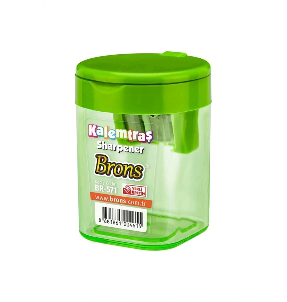 Brons Hazneli Kalemtraş Yuvarlak Br-571
