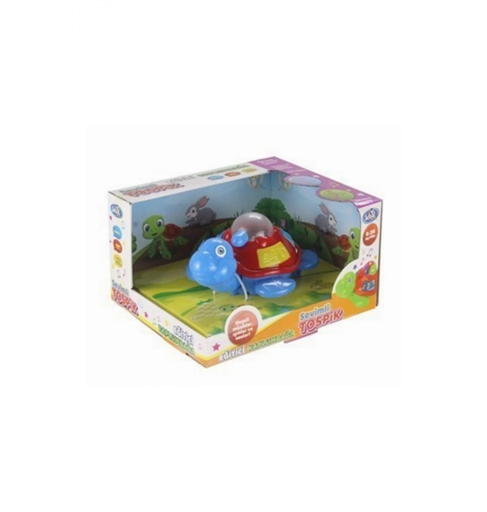 Pilli Işıklı Kutulu Sevimli Kaplumbağa