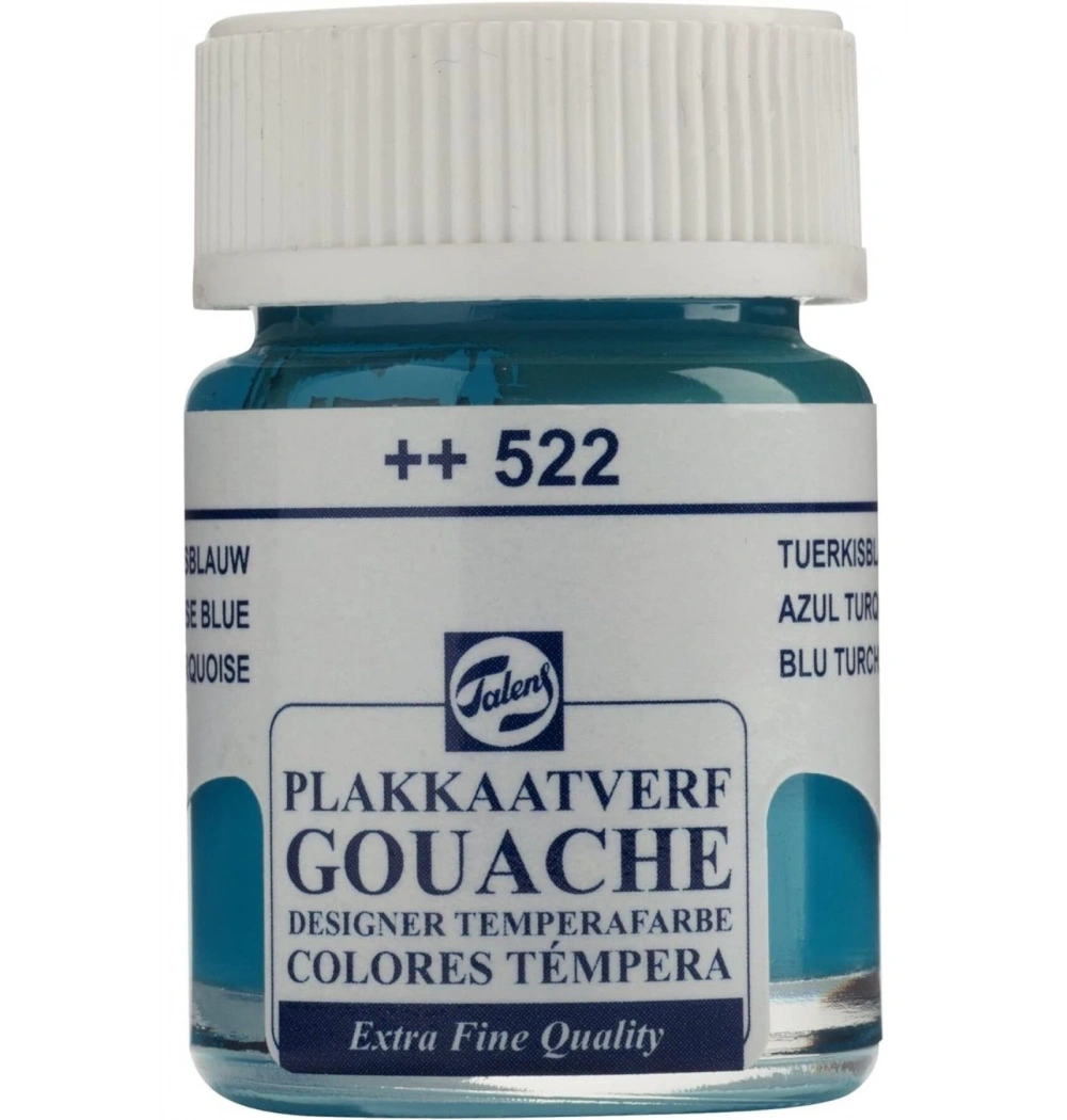 Talens 16 Ml Guaj Boya Turkuaz Mavi 522