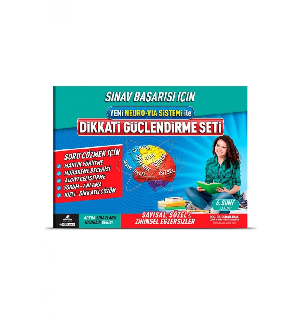 Dikkati Güçlendirme Seti 6. Sınıf 3 Kitap Adeda