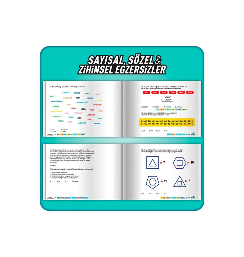 Dikkati Güçlendirme Seti 6. Sınıf 3 Kitap Adeda