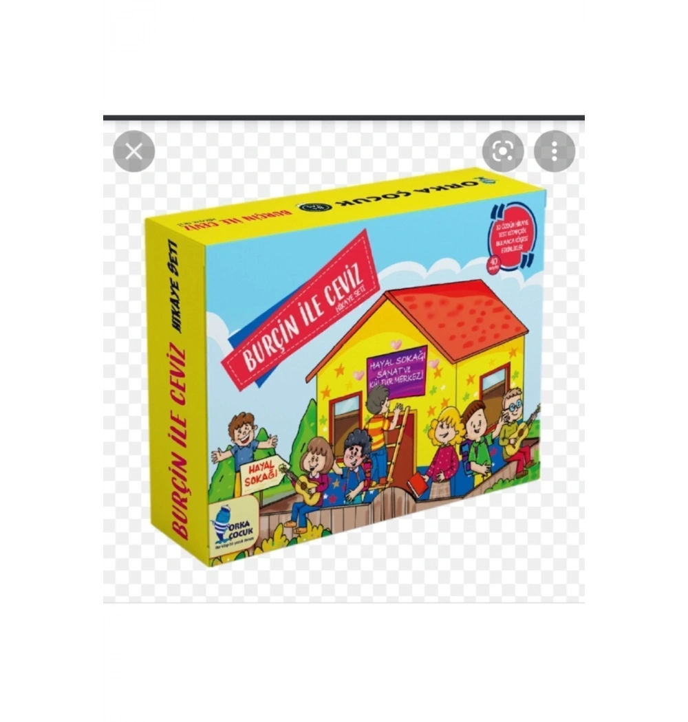 Burçin İle Ceviz 2.Sınıflara Hikaye Seti 10 Kitap  Orka Çocuk