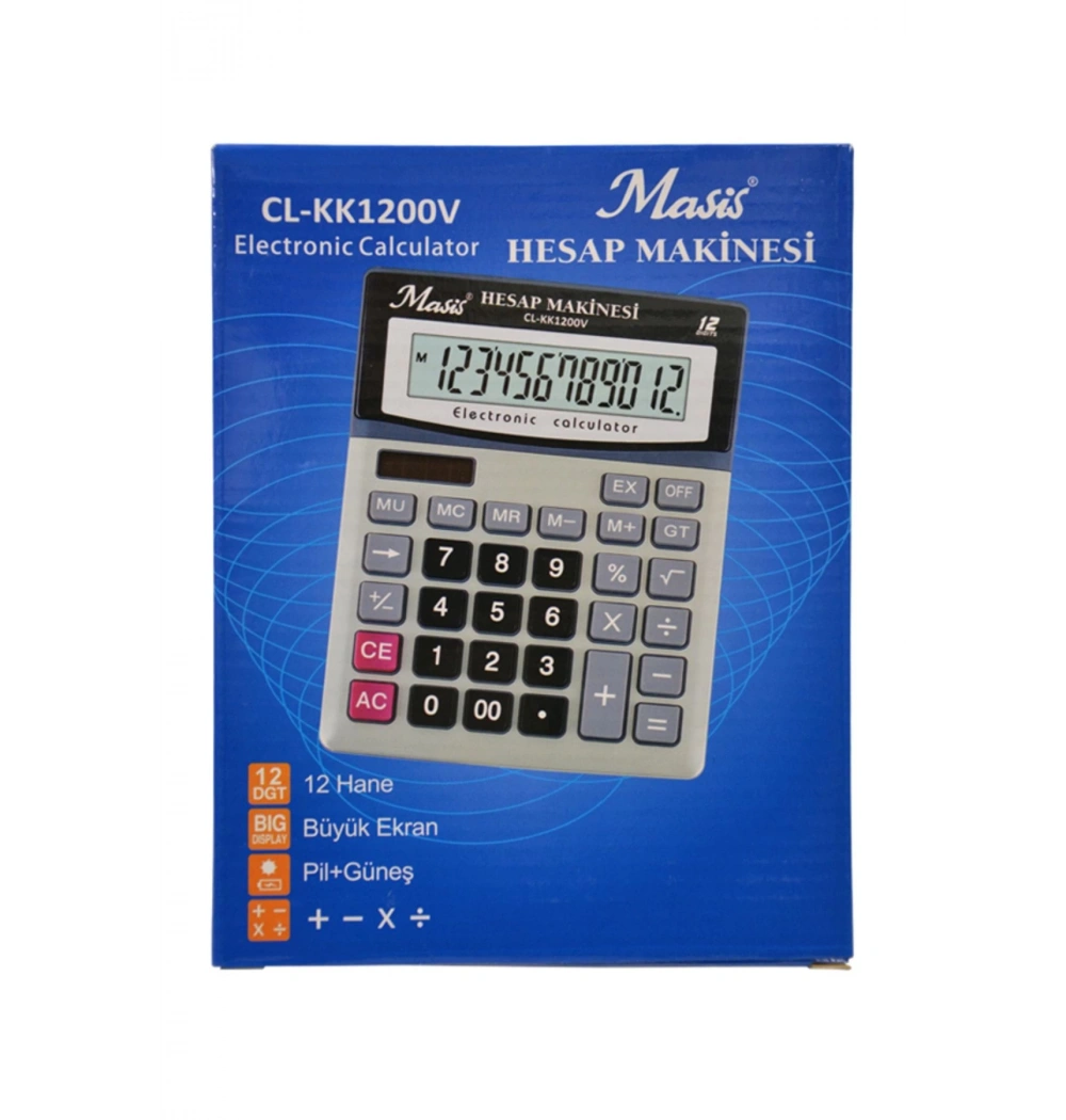 Masis  Hesap Makinesi 12 Hane  Cl-Kk1200V