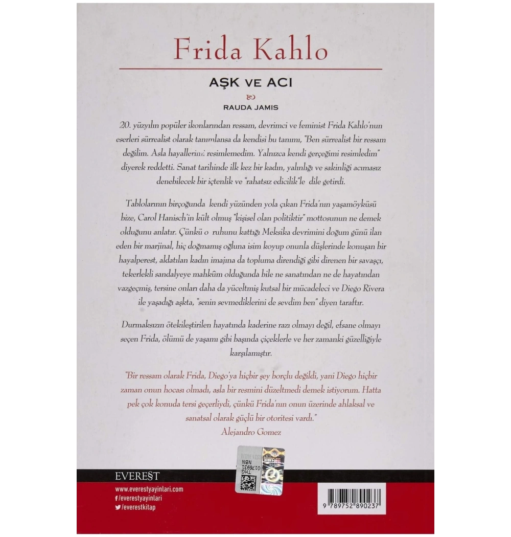 Aşk Ve Acı Frida Kahlo Everest