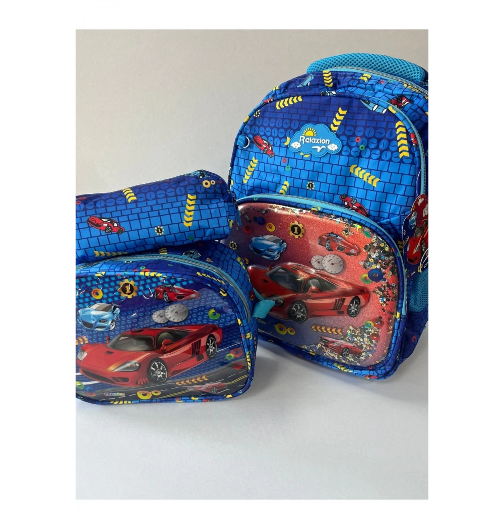 Lux İlkokul Çantası Kabartma 1370 Özkara Çanta