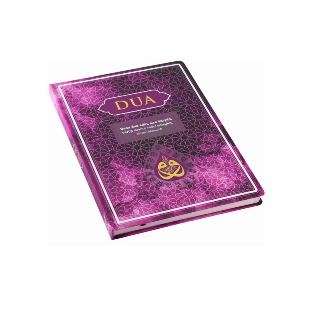 Dua Kitabı Orta Boy Arapça Türkçe Lila Renk Server
