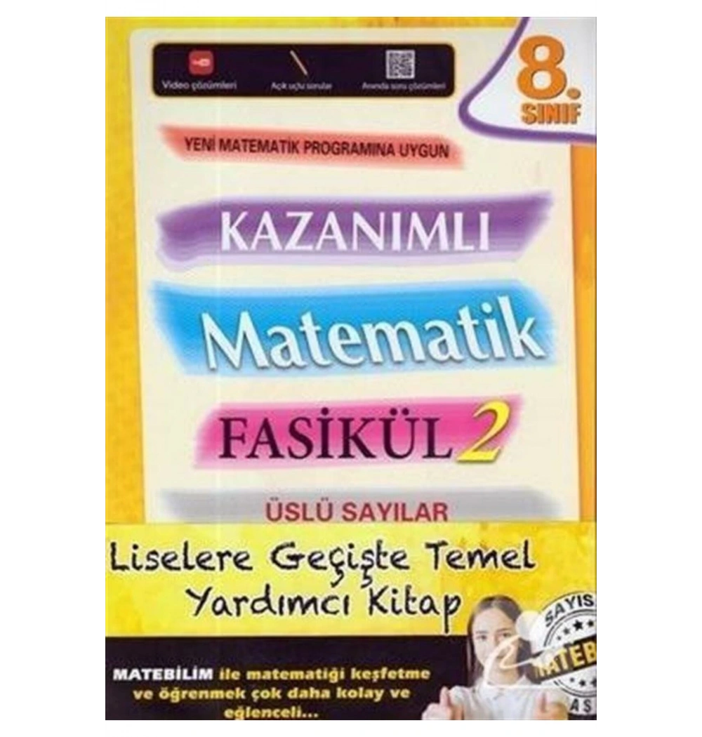 Karekod 8.Sınıf Matematik Fasikül 2 Üslü Sayısal