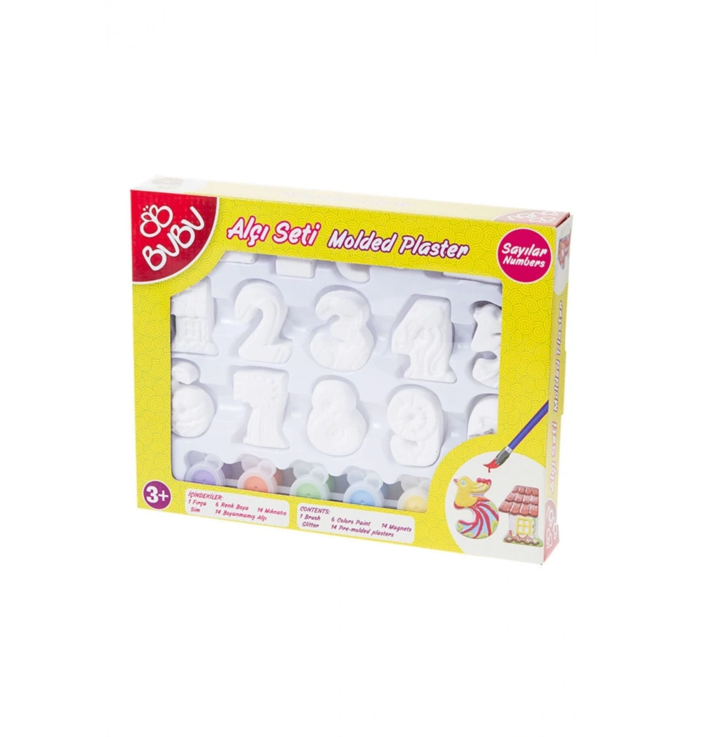 Bu-Bu Sayılar Alçı Seti 14 Parça Kod:Bubu00070
