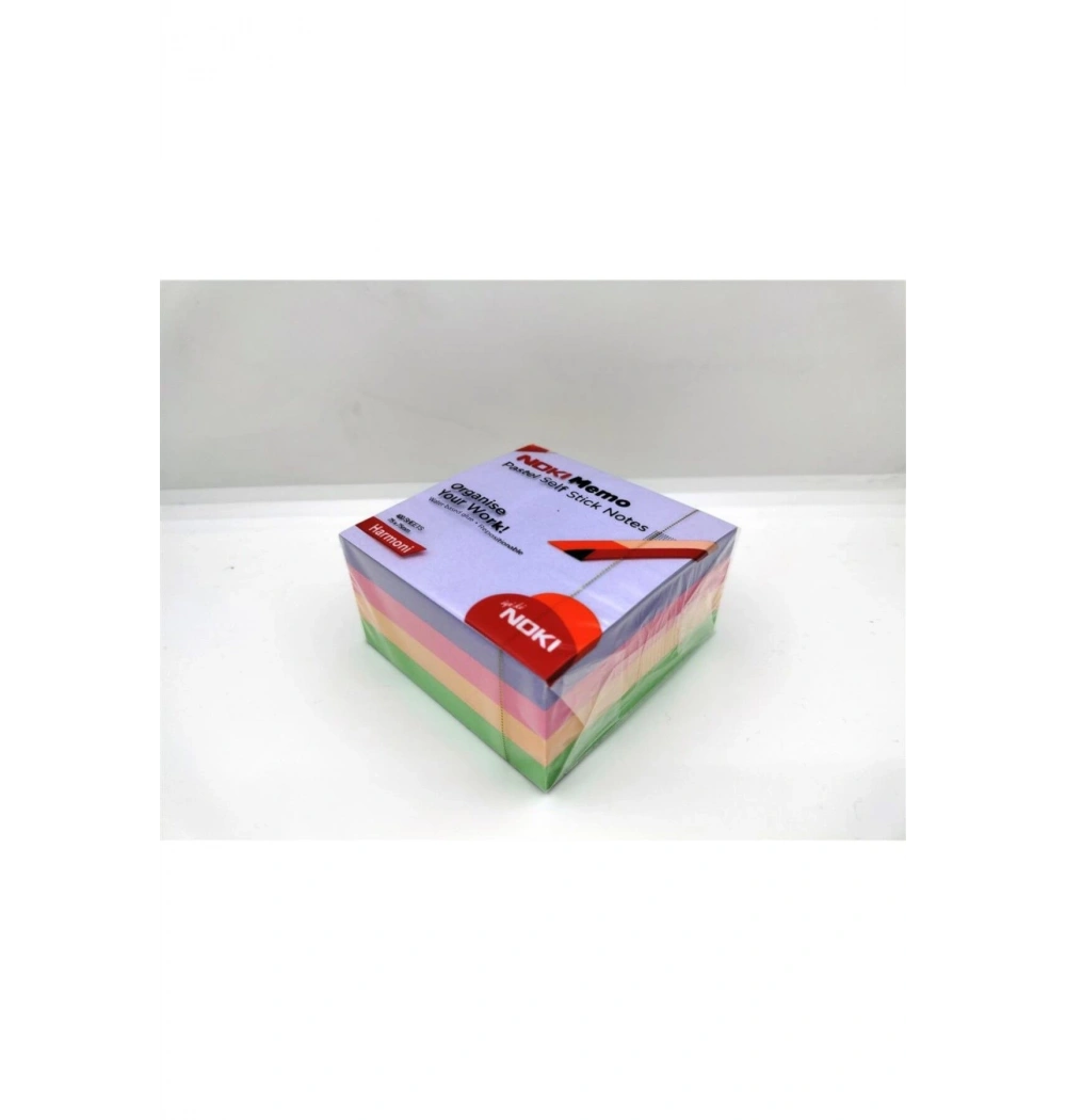Noki Memo 75X75 Pastel Harmoni Küp Bloknot