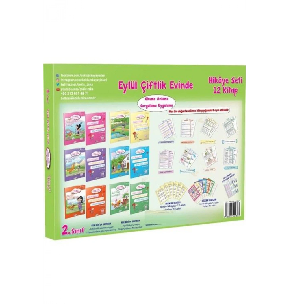 Eylül Çiftlik Evinde 10 Kitap 2.Sınıflara Hikaye Dörtrenk